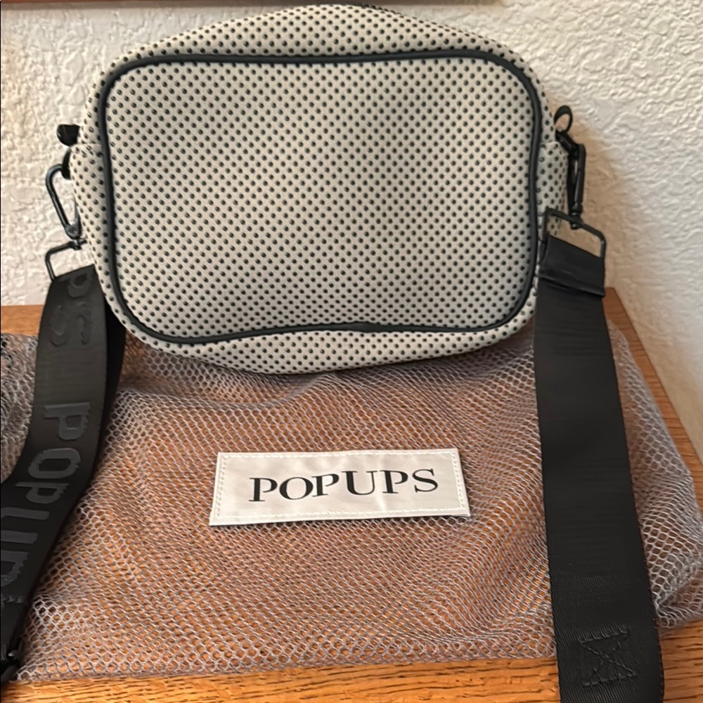 Black and White Men's Bag